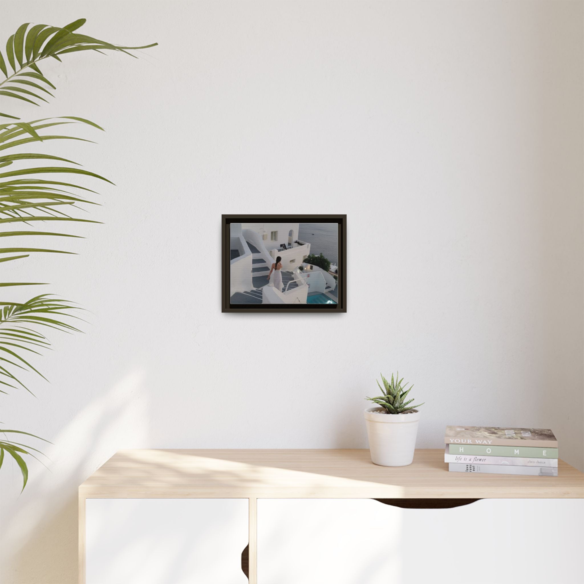 Title: "Velora," Framed Canvas Art Print, Wall Decor for Home, Inspirational Art for Living Room