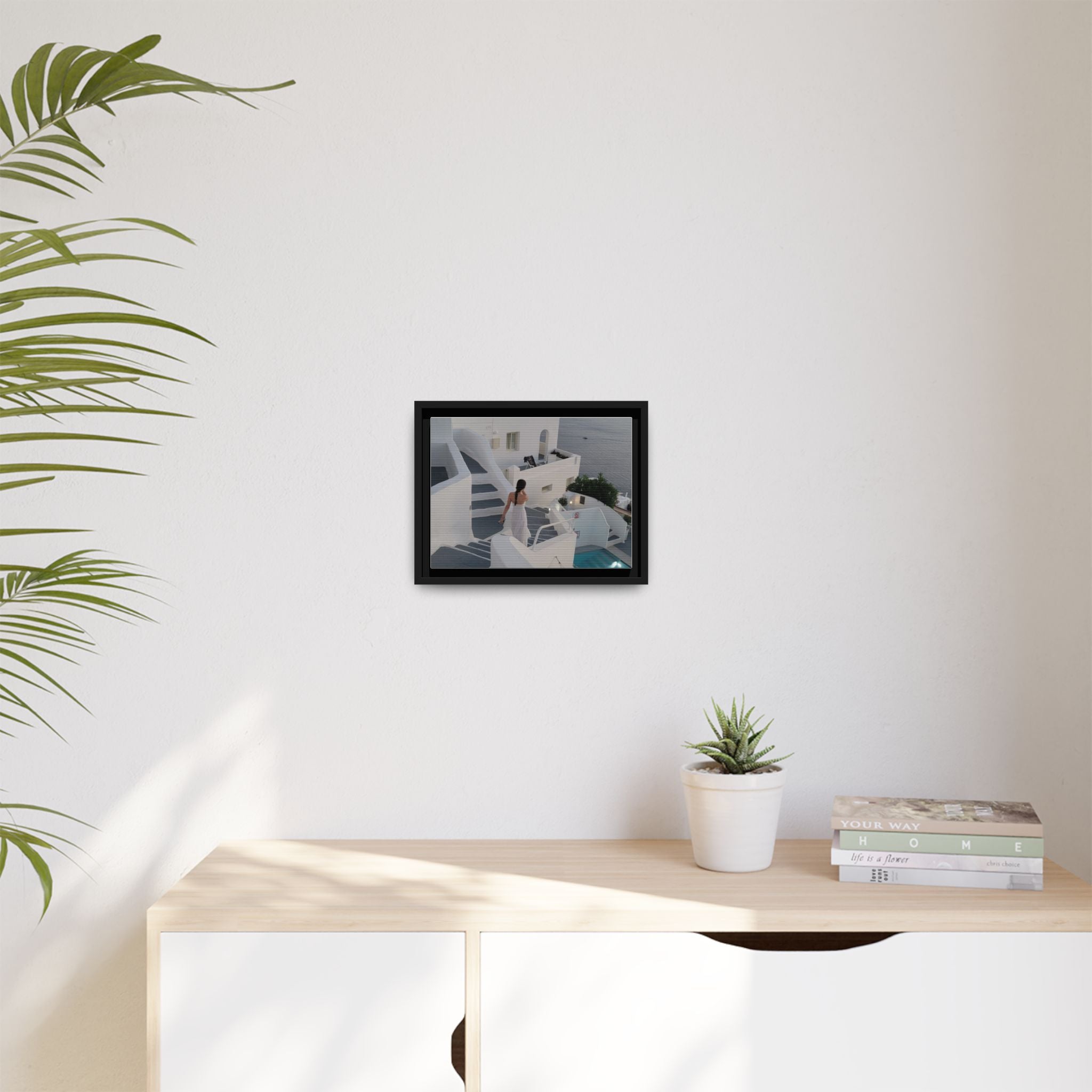 Title: "Velora," Framed Canvas Art Print, Wall Decor for Home, Inspirational Art for Living Room