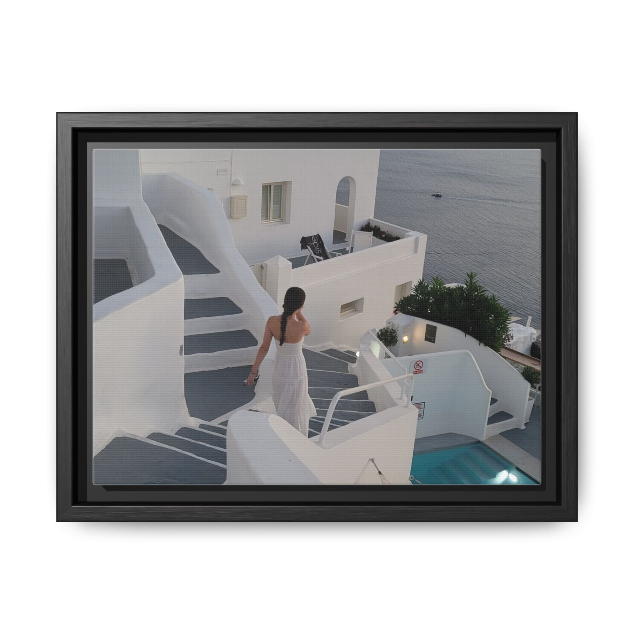 Title: "Velora," Framed Canvas Art Print, Wall Decor for Home, Inspirational Art for Living Room