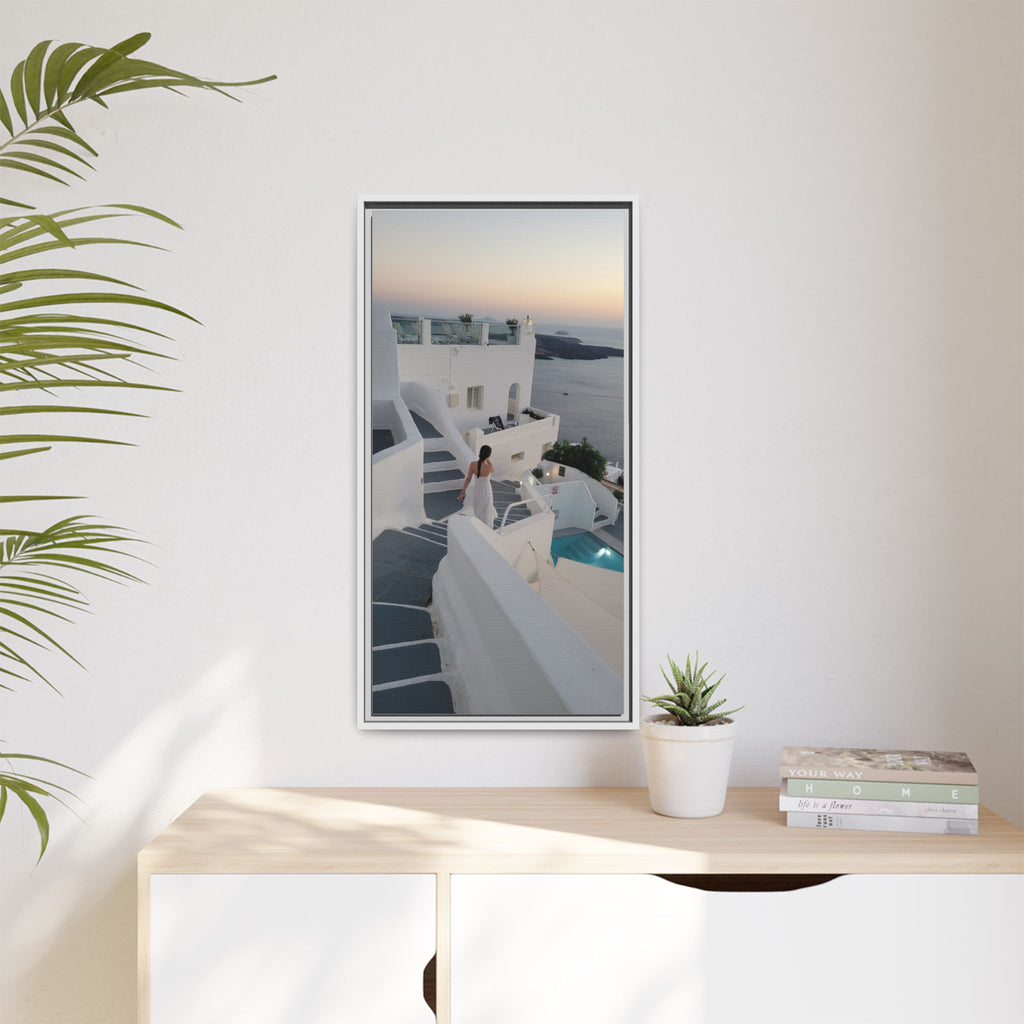 Title: "Velora," Framed Canvas Art Print, Wall Decor for Home, Inspirational Art for Living Room